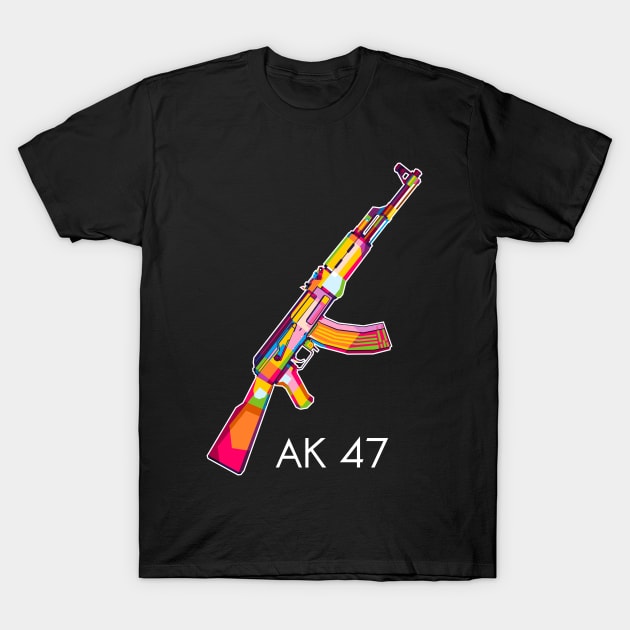 AK-47 Russia T-Shirt by wpaprint